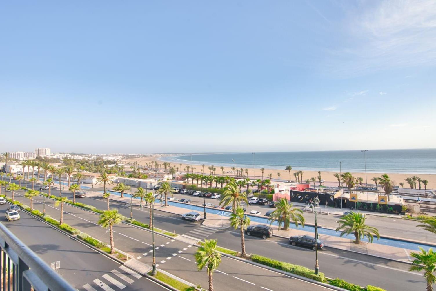 אגאדיר Luxury Seafront Apartment 101Sqm With Wi-Fi And Parking מראה חיצוני תמונה