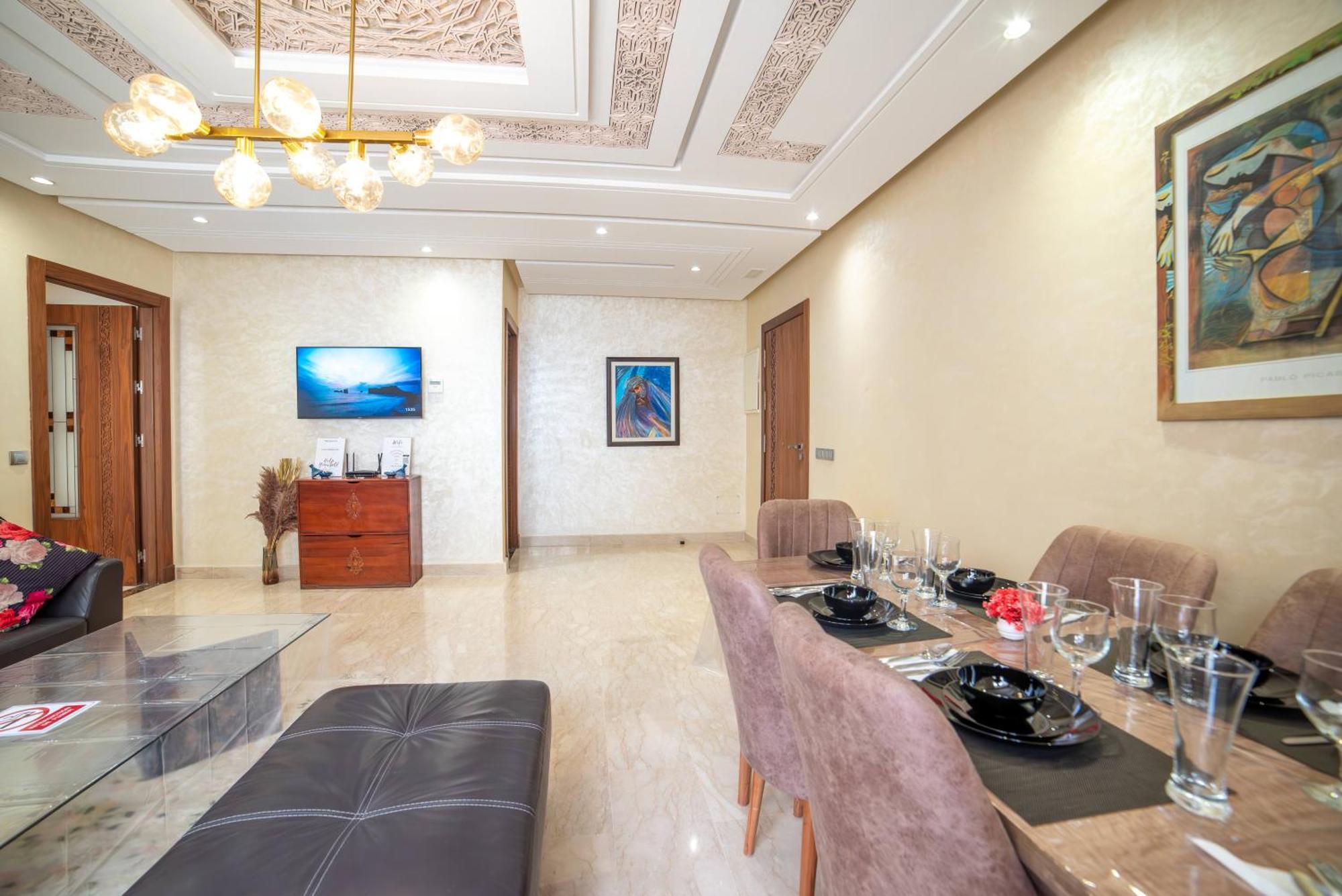 אגאדיר Luxury Seafront Apartment 101Sqm With Wi-Fi And Parking מראה חיצוני תמונה