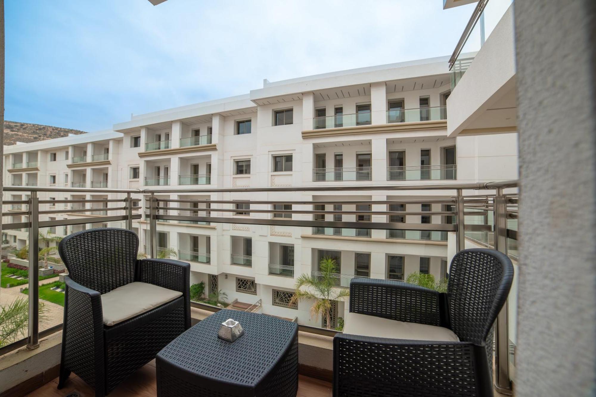 אגאדיר Luxury Seafront Apartment 101Sqm With Wi-Fi And Parking מראה חיצוני תמונה